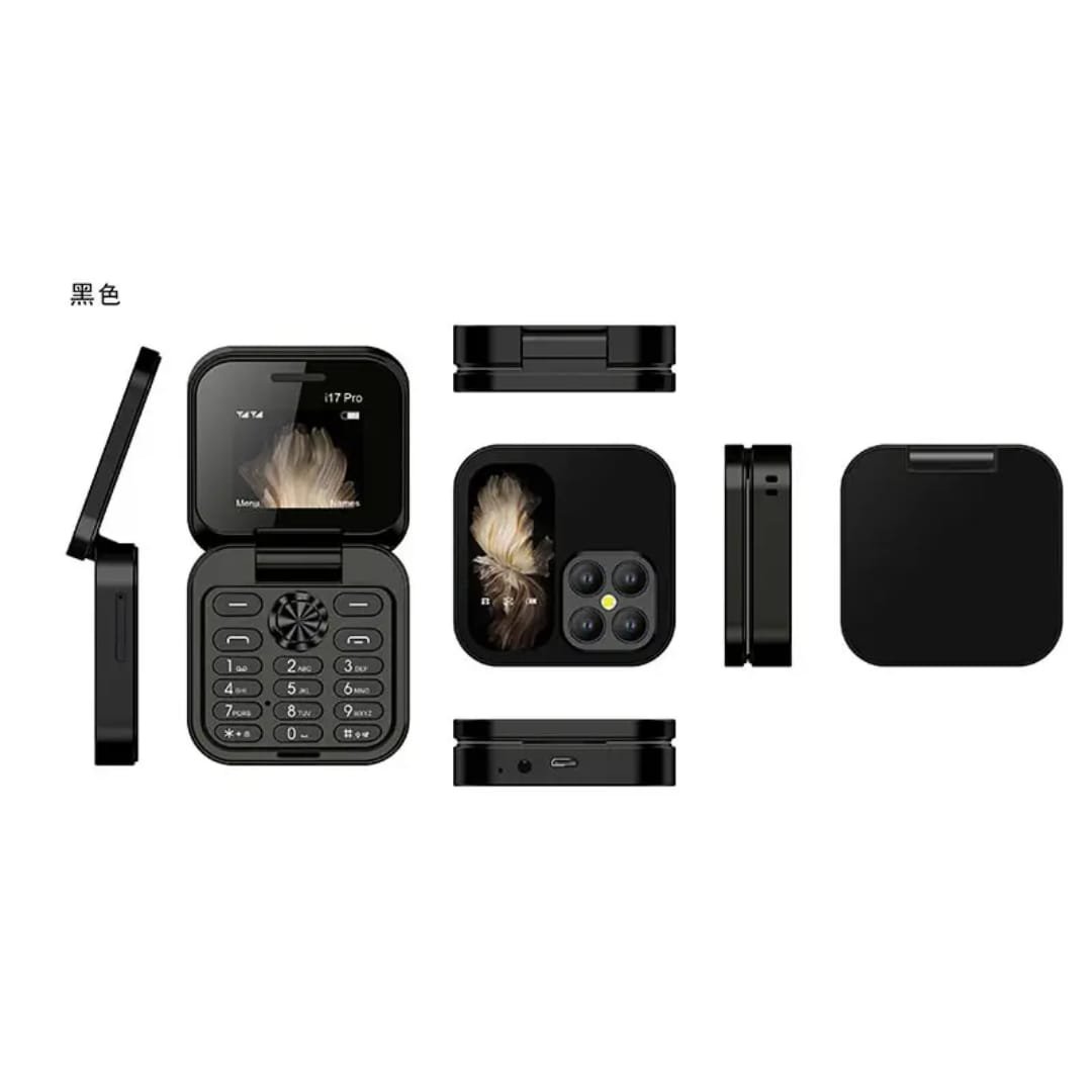 Keypad Phone with Rear Camera, Long-Lasting Battery, Wireless FM Radio