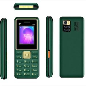 Keypad Phone with Rear Camera, Long-Lasting Battery, Wireless FM Radio