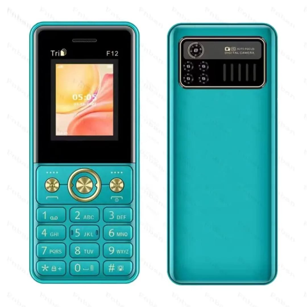 Keypad Phone with Rear Camera, Long-Lasting Battery, Wireless FM Radio