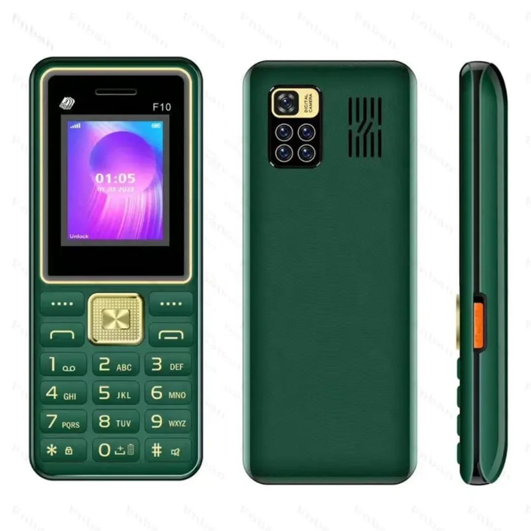 Keypad Phone with Rear Camera, Long-Lasting Battery, Wireless FM Radio