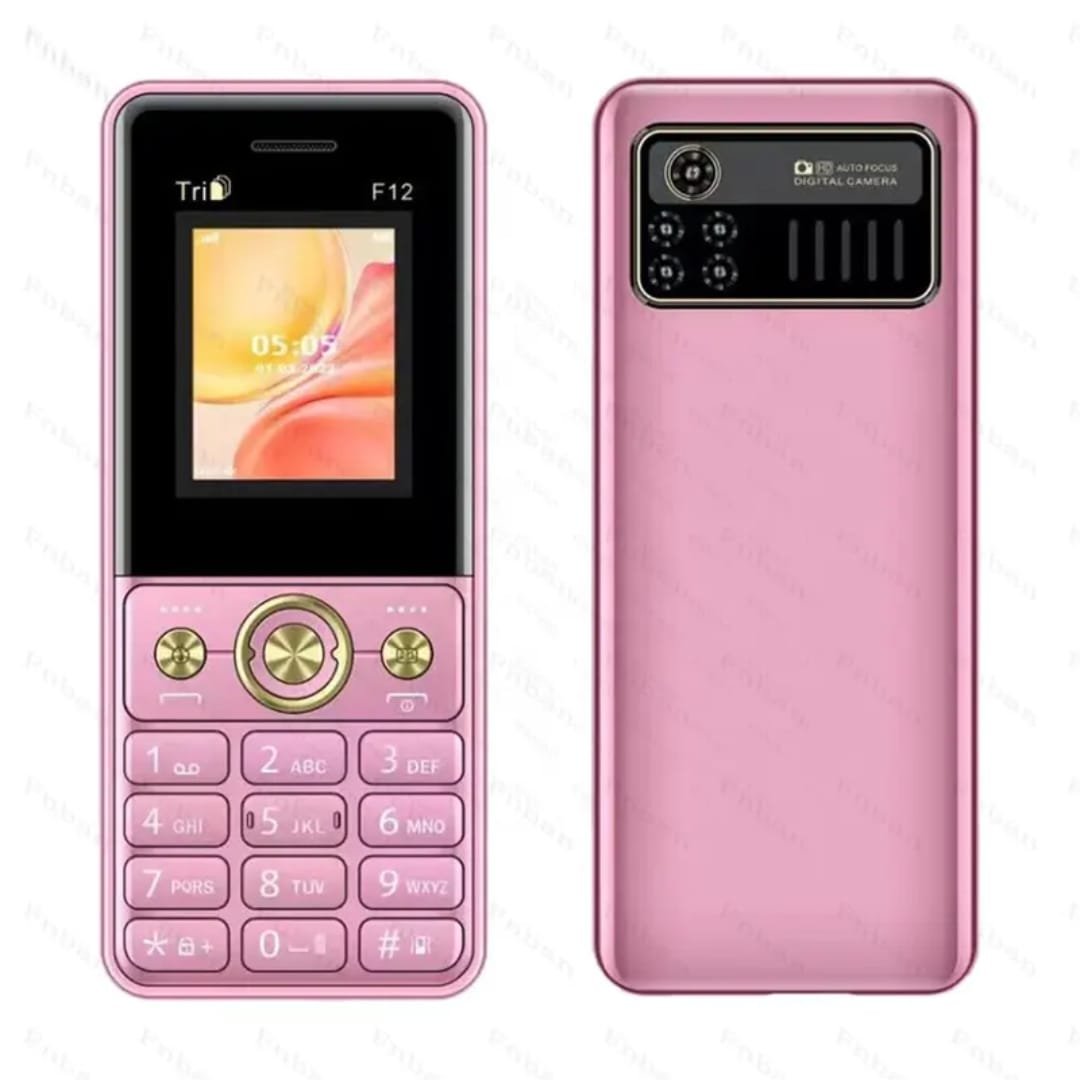 Keypad Phone with Rear Camera, Long-Lasting Battery, Wireless FM Radio