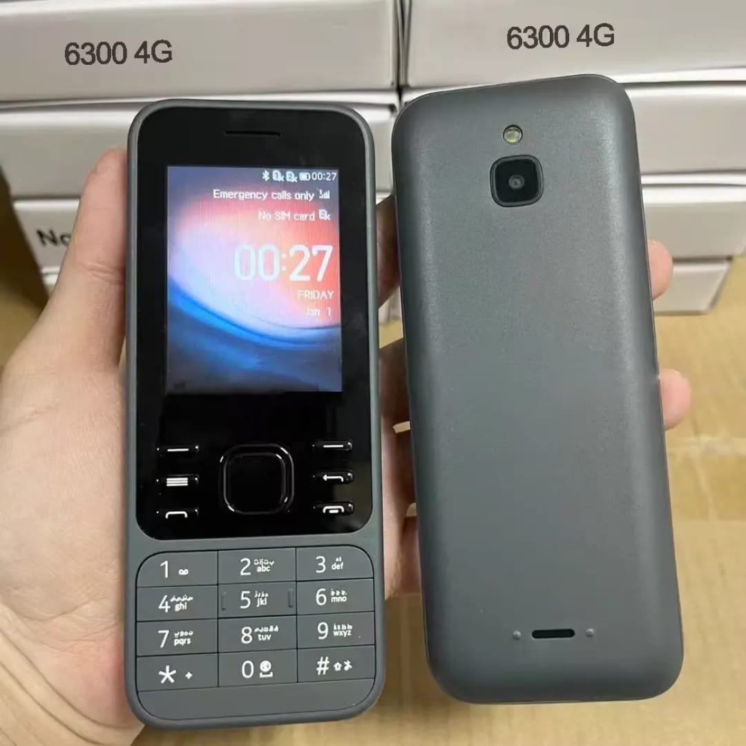 Keypad Phone with Rear Camera, Long-Lasting Battery, Wireless FM Radio