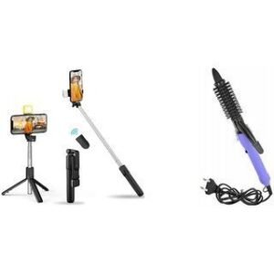 mumu Bluetooth Extendable Selfie Stick Tripod with
